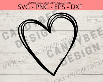 Heart SVG - Instant Digital Download, Svg, Eps, Dxf,Jpg, Png files included! hand drawn scribble heart doodle heart svg name frame svg