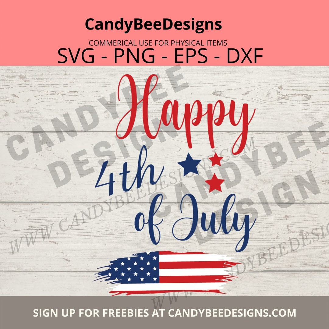 Happy 4th of July SVG Patriotic SVG Fourth of July SVG American ...