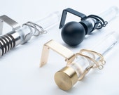 Acrylic Lucite CUSTOM CUT Curtain Rod