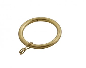 Curtain Ring for 1 1/8" Curtain Rod ~ 10 Pack
