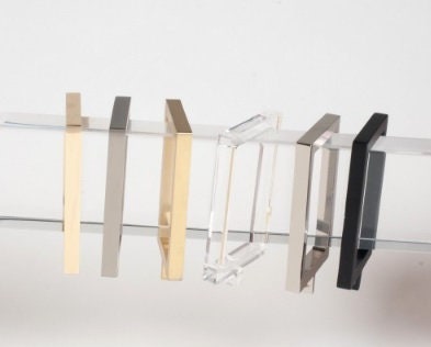 Acrylic Metal Rectangular Curtain Ring