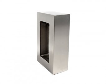 Metal Rectangular Curtain Rod End Cap