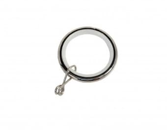 Metal Curtain Ring with Nylon Liner