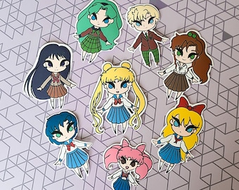 Magical School Girls / Nostalgia Anime Stickers