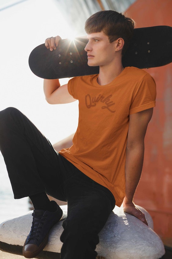 orange t shirt aesthetic