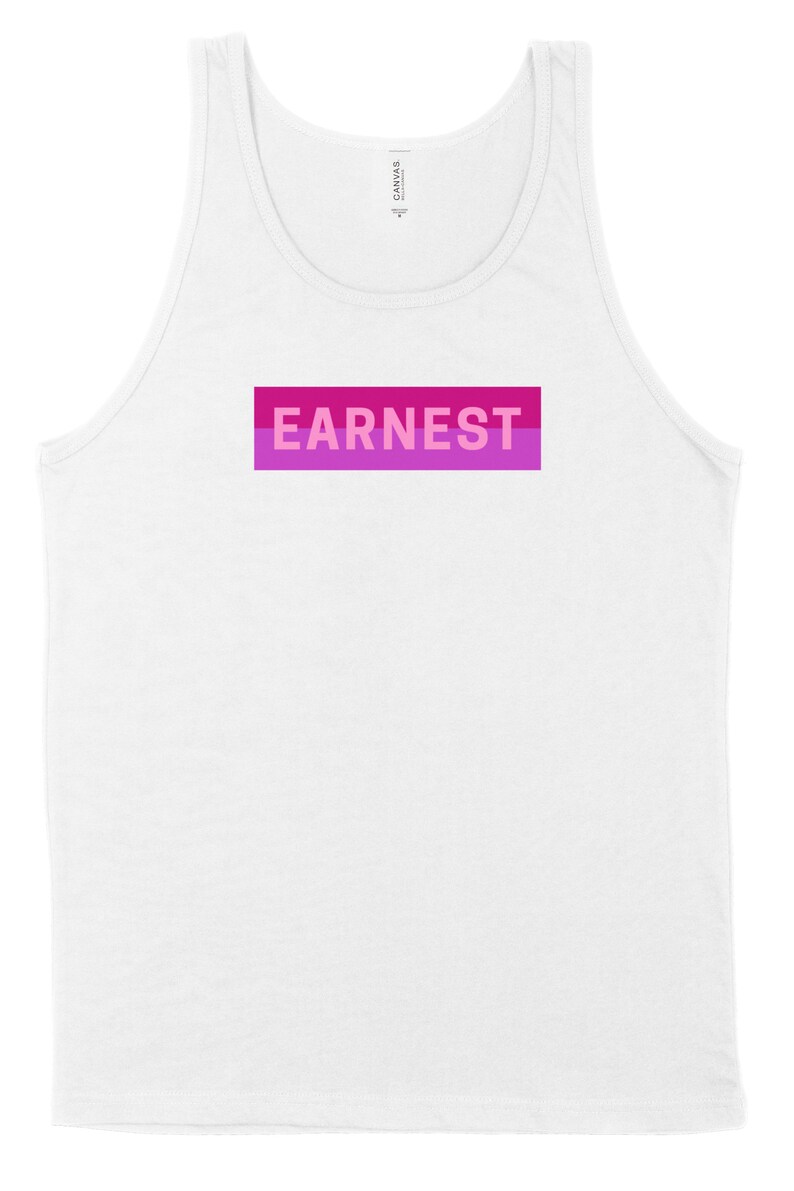 Unisex Retro Inspired Workout Tank Top Earnest Shirt - Etsy
