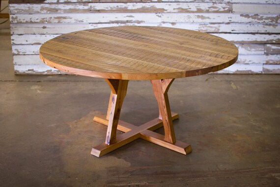 Round Dining Table Mid Century Craftsman Style From Antique Round Dining Table Mid Century, Round Vintage Table