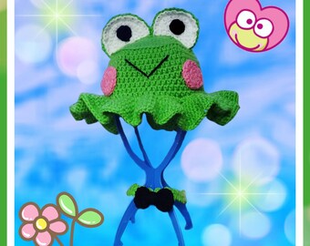 Keroppi Hat - Etsy