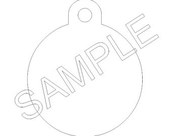 Plantilla de etiqueta de sublimación de 1.25" x 1.5"