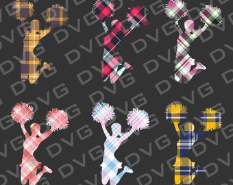 Porristas plaid para la sublimación