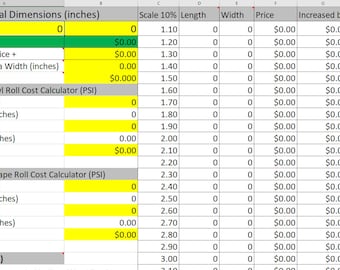 Calcocalcóscal **NUEVAS CARACTERISTICAS** (Calculadora de costos de calcomanía)