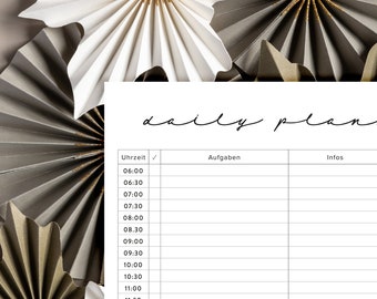 DIY Moderner Tagesplaner Printable