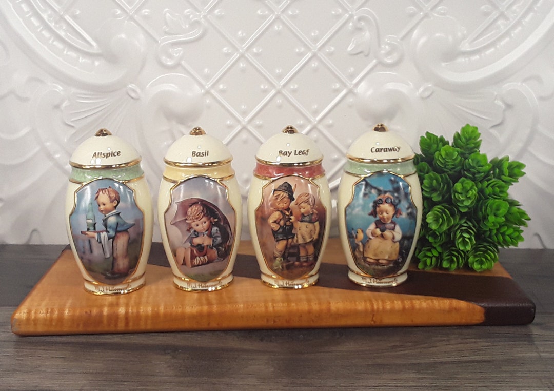 Hummel Spice Jars Classic Heirloom Porcelain Spice Jar Collection the