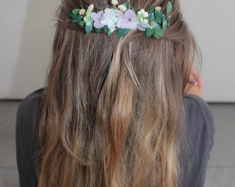 Blumenkamm Kommunion Blumen Kamm Haarkranz Mädchen Haarband Haarschmuck Haarkranz Blumenschmuck Hochzeit Blumenmädchen Kommunion