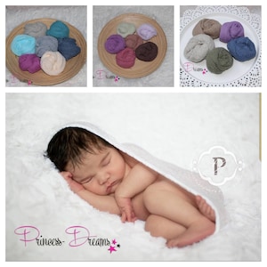 Baby Fotografie Wickeltuch, Newborn Pucktuch Fotoshooting, baby fotoshooting zarte Wrap Wraps Neugeborenen Tuch Bild 1