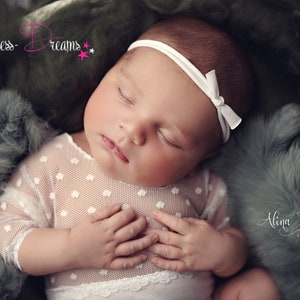 Baby Girl Outfit Hairband Newborn Set Newborn Props Photo Outfit Newborn Bodysuit Photography Prop Newborn Accessory Hairband