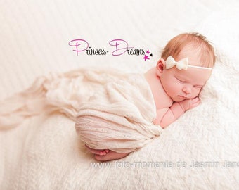 Neugeborenen Haarband Baby Haarband Newborn Props Neugeborenen Fotografie Requisiten Baby Mädchen Haarband Stirnband Haarband Taufe creme