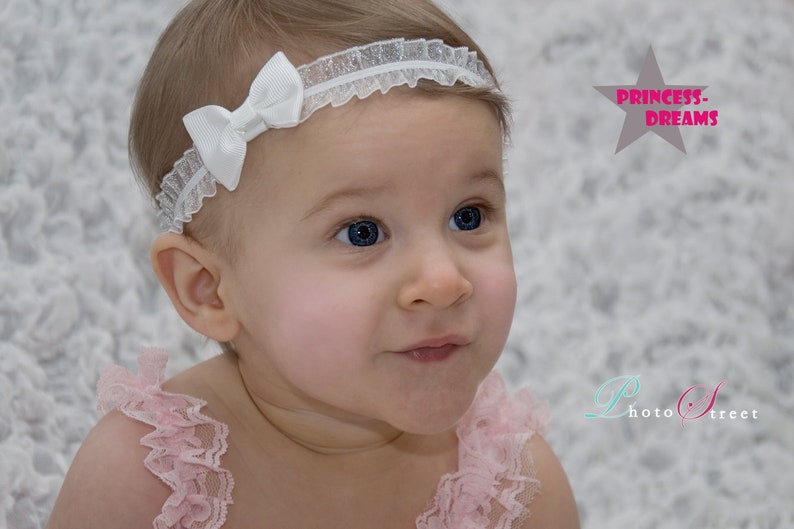 Baby Newborn Girl Newborn Hairband Strinband Baptism Ribbon Ribbon Prop Photography Wedding Baby Girl Newborn Photo Set