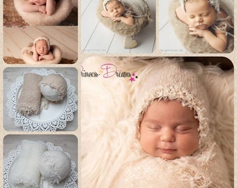 photoshoot outfit Strick Mütze Wrap Baby Outfit Newborn Set Baby Fotografie Mohair Outfit newborn shooting neugeborenen outfit newborn props