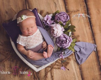 Neugeborenen Mädchen Outfit Newborn Set Baby Outfit Baby Haarband baby fotografie Outfit Newborn Body Newborn Mädchen Set Haarband Baby