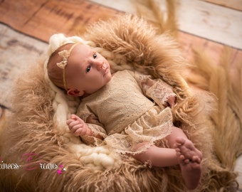 Baby Mädchen Outfit Haarband Newborn Set Neugeborenen Requisiten Foto Outfit Newborn Body Fotografie Prop Neugeborenen Accessoire Haarband