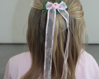 Pettine per fiori comunione fiori pettine ghirlanda per capelli fascia per capelli per ragazze accessori per capelli ghirlanda per capelli gioielli floreali matrimonio ragazza di fiori comunione