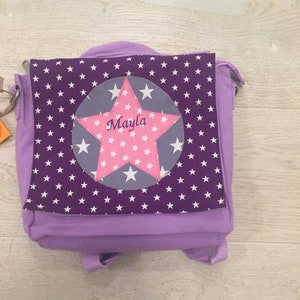 Kindergarten backpack with star and name image 6