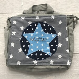 Kindergarten backpack with star and name image 9