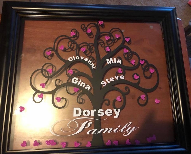 Handmade Family Tree Wall Hanging