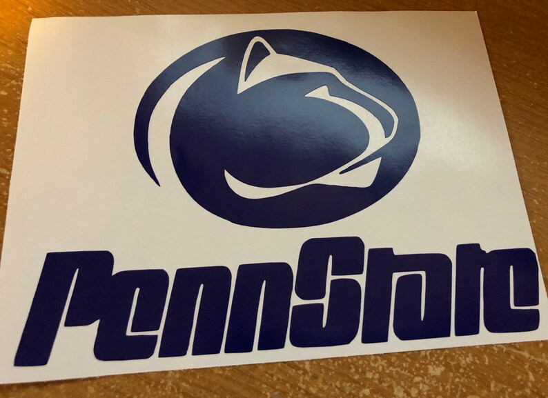 Penn State Football Team Decal | Etsy