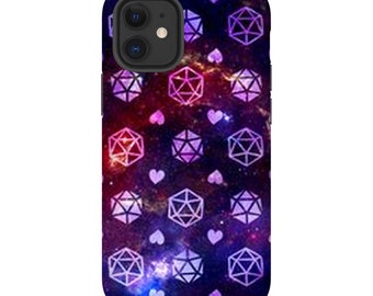 Dice Lover Galaxy Print Phone Cases