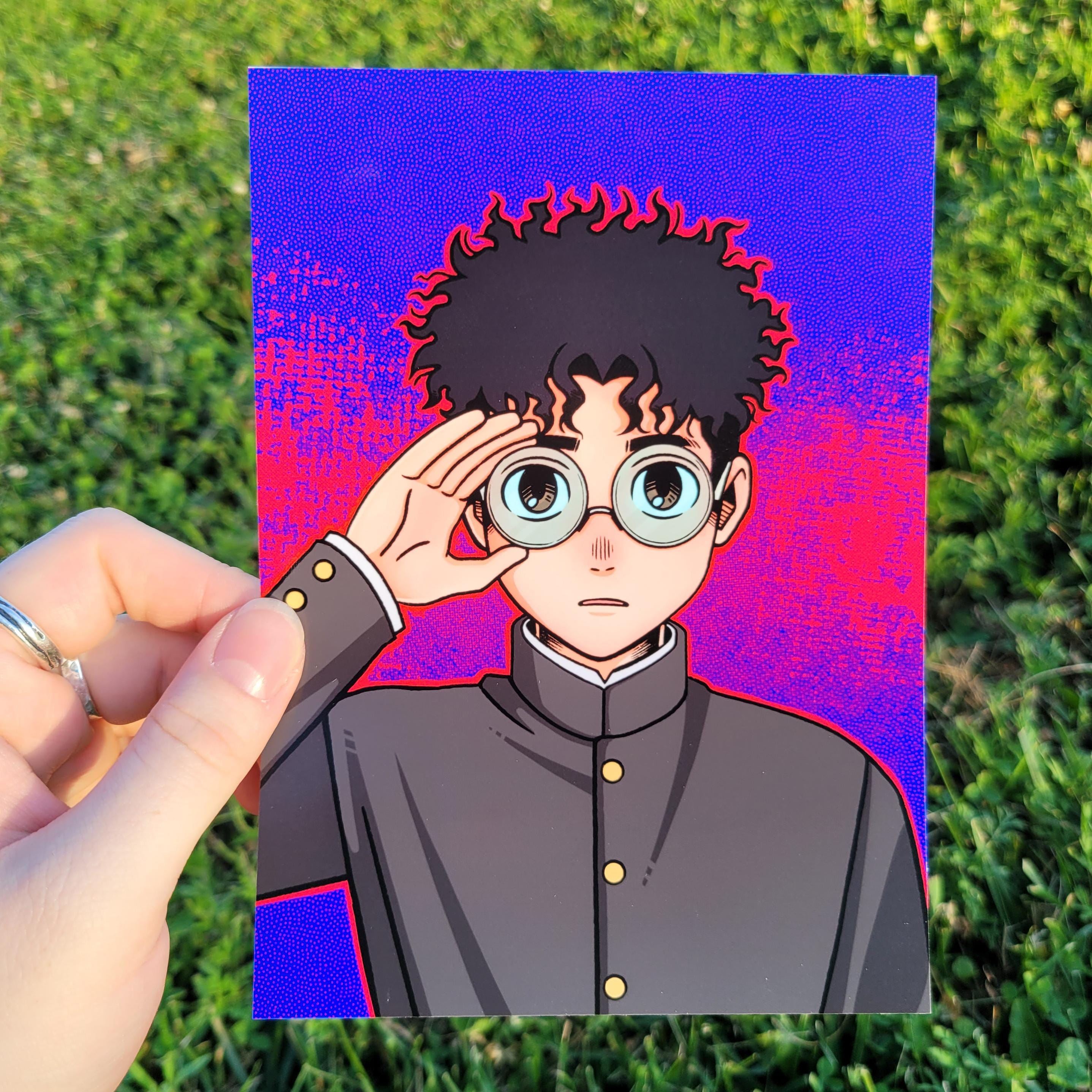 Okarun 5x7 | Dandadan Anime Art Print - Etsy, image size:2874x2874