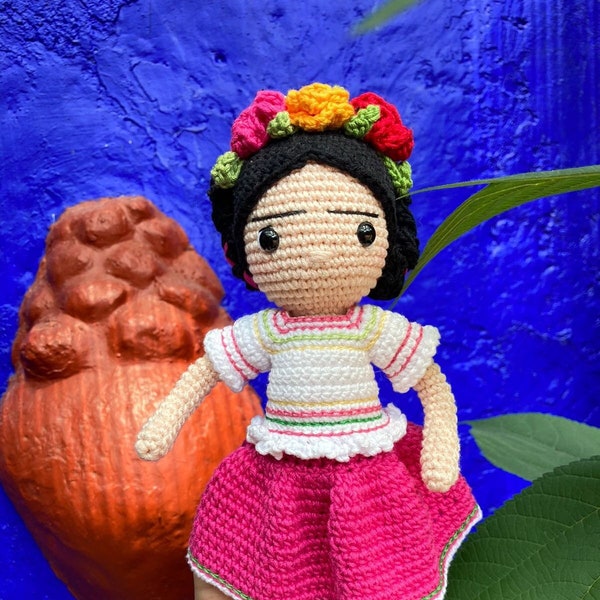 Frida Doll Amigurumi Pattern