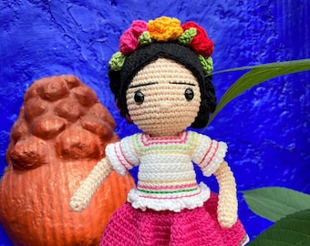 Frida Doll Amigurumi Pattern