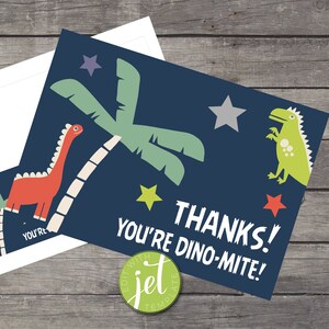 Dinosaurs Thank You Card Editable Template Foldable Birthday Invite Baby Shower Dinosaurs Invite Editable Digital Template INSTANT DOWNLOAD