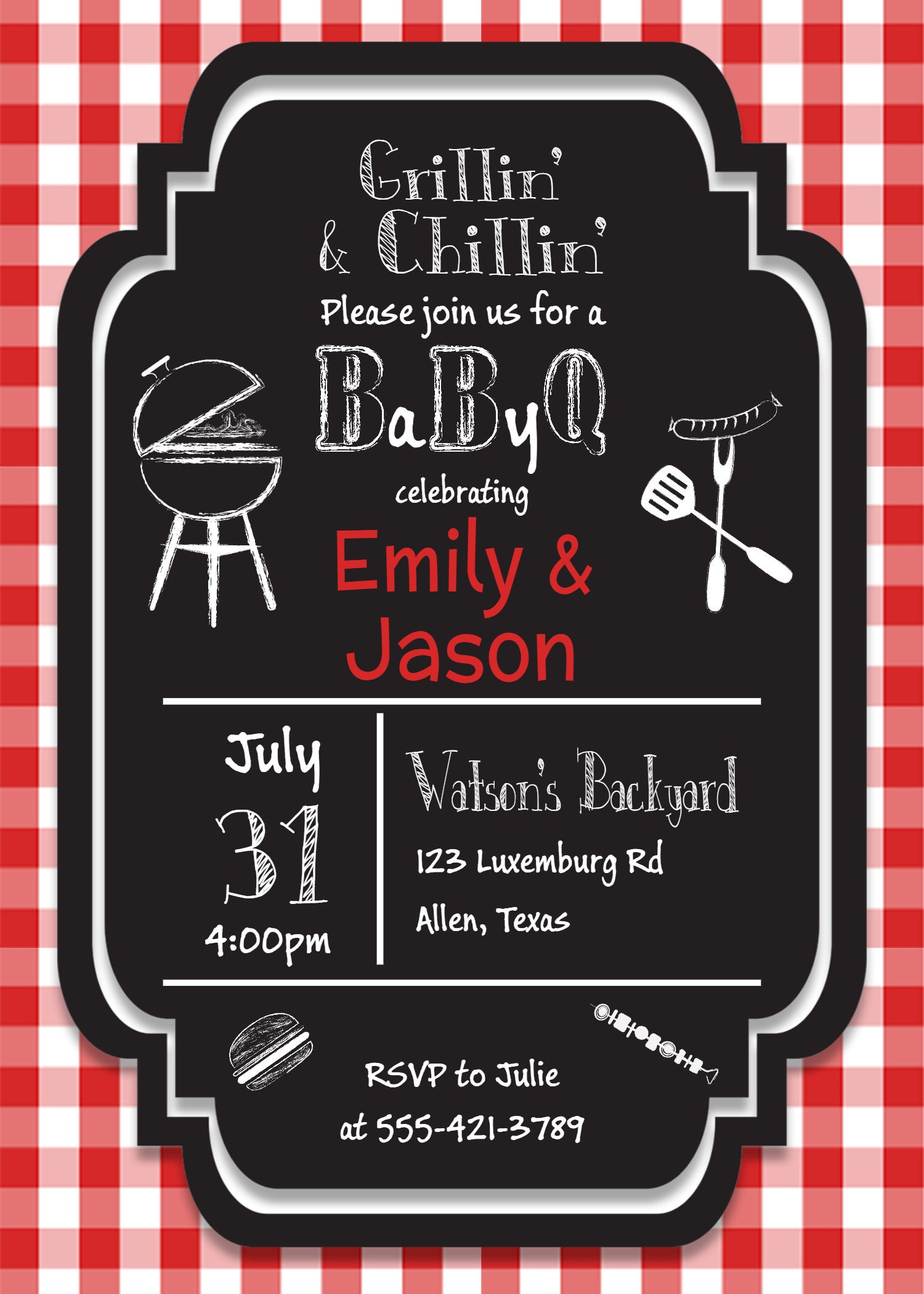 Editable BBQ Baby Shower Invitation Babyq Baby Shower Barbecue Baby ...