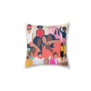 Together Spun Polyester Square Pillow