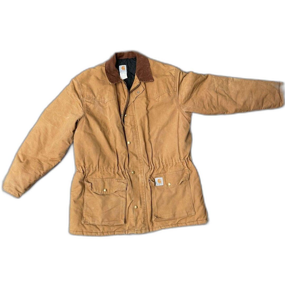 Carhartt Traditional Coat LOOSE FIT Padded Duck Work Jacket Men's XL / eaa514817