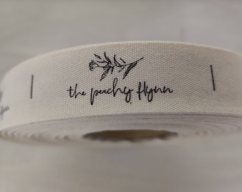 500 Custom Cotton Logo Labels, Brand Clothing Tags