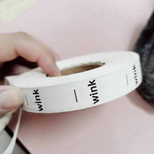 500 pezzi Etichette personalizzate con logo in cotone/etichette di marca per articoli fatti a mano, etichette per abbigliamento, etichette in cotone morbido, etichette in tessuto personalizzate