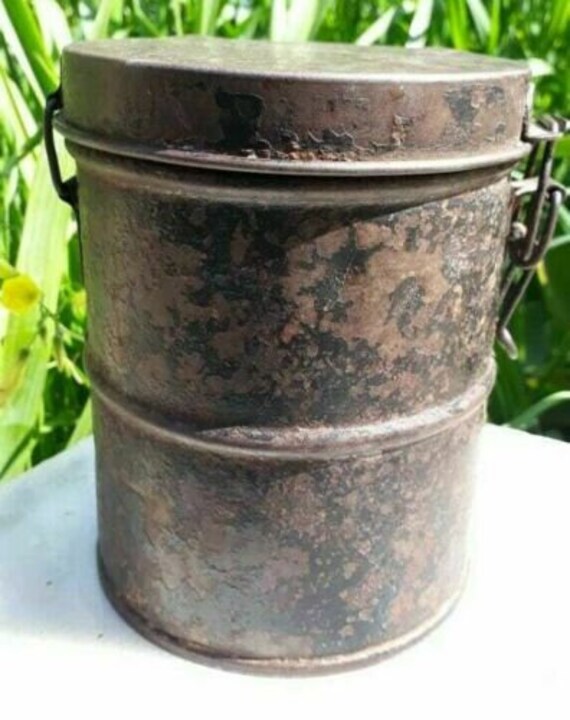 German WW1 Ottoman military Gas Canister M1915 box holder Etsy