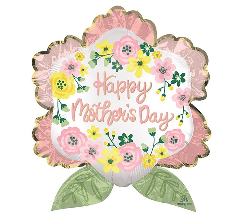 27 inch Mother/'s Satin Infused Flowers 27 inch Happy Mother/'s day Watercolor Flowers