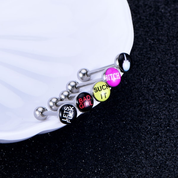 Tongue Ring Etsy