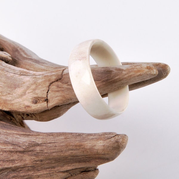 Ring reindeer antler approx. 18.1 mm - ring size 57 wedding ring engagement ring gift woman girlfriend friendship ring unique