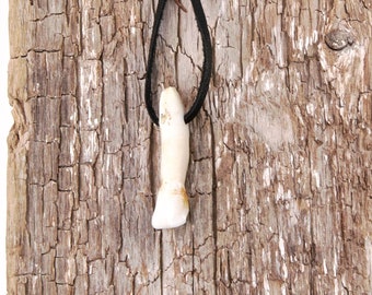 Necklace with real moose tooth - for young men and Scandinavia fans
