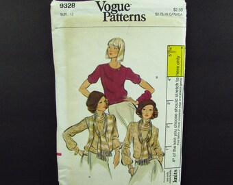 Vintage 1970s Vogue 9536 Sewing Pattern Size 12 Bust 34 - Etsy