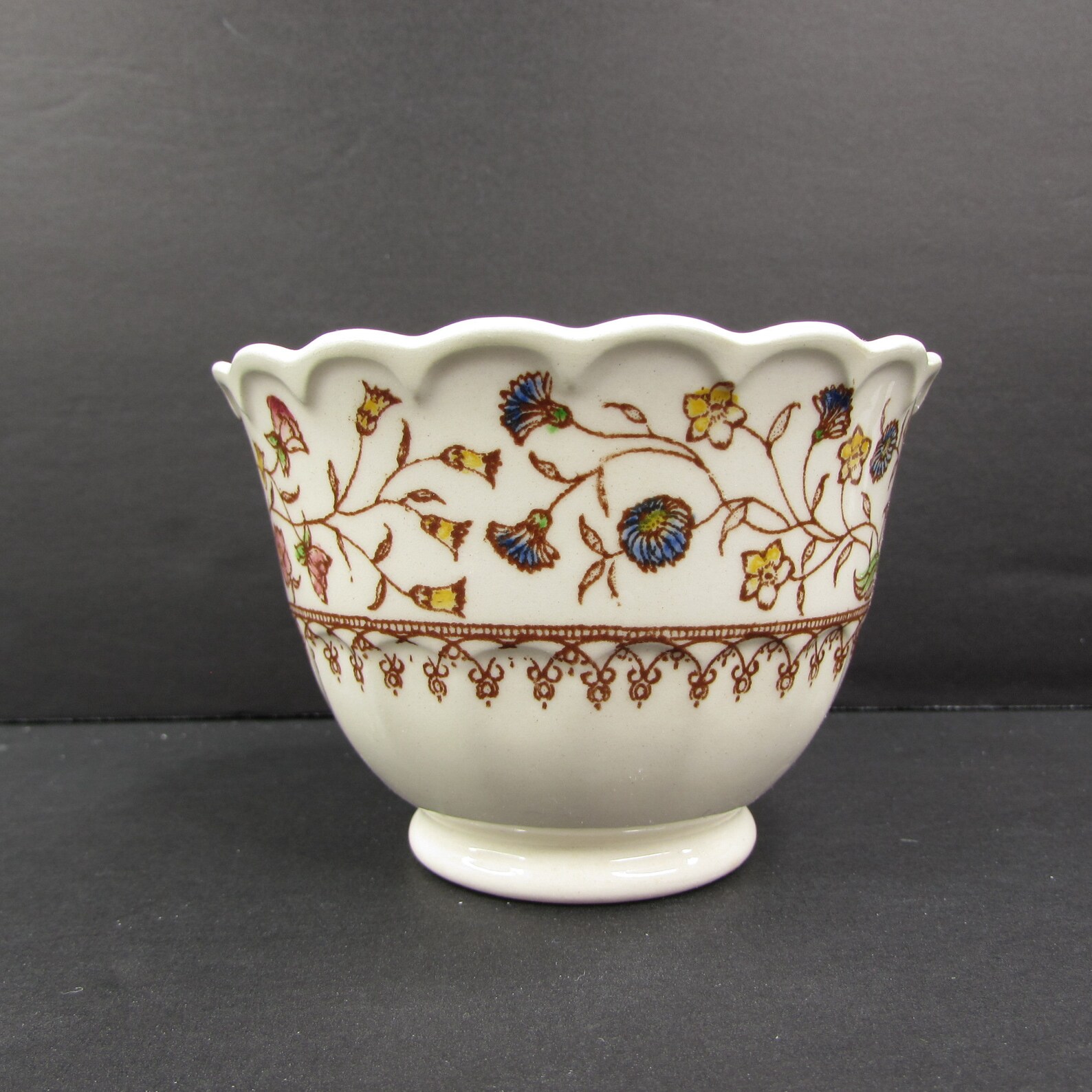 Vintage Vernon Kilns Desert Bloom Footed Tea Cup and Saucer Etsy