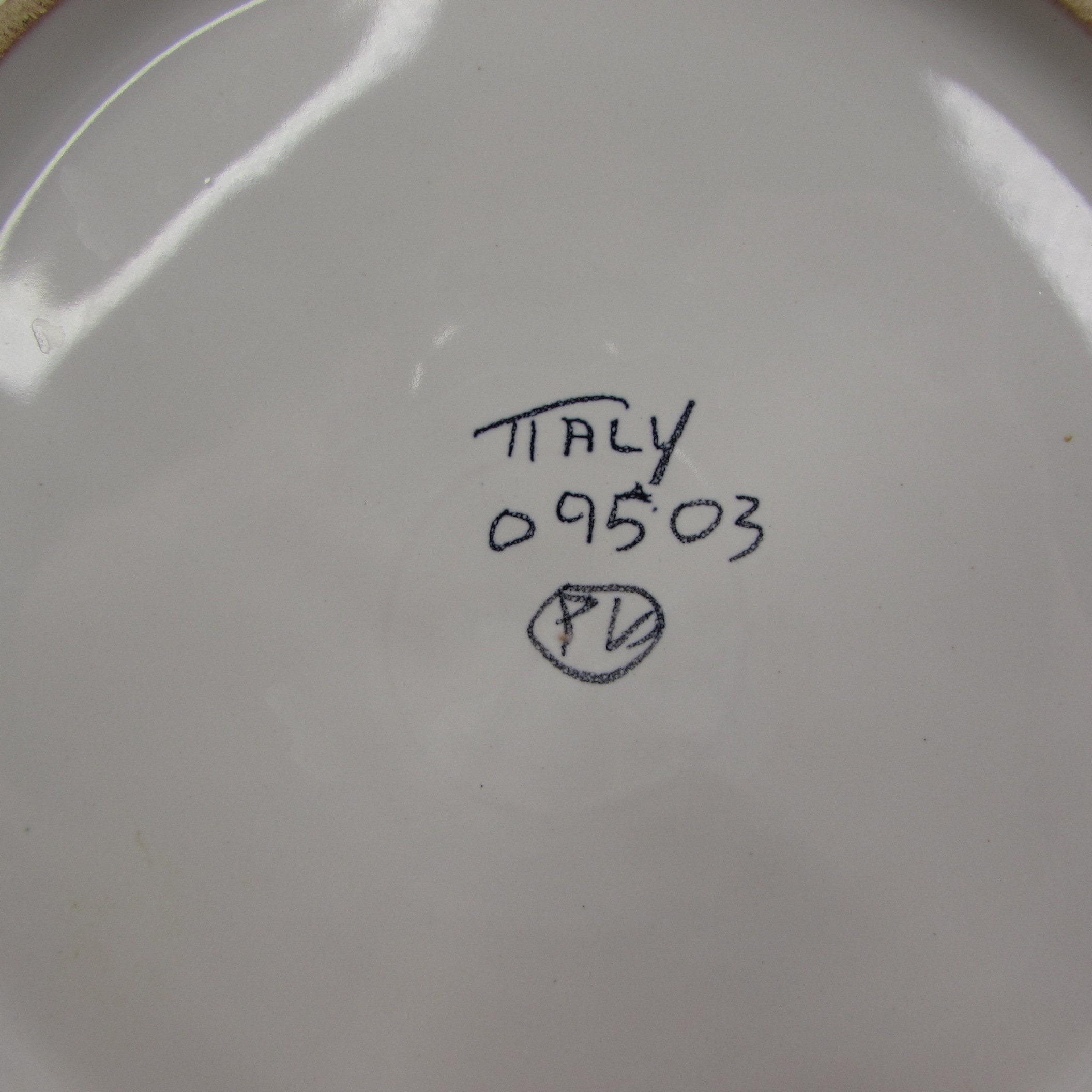 Vintage Peasant Village Italian Pottery Hand Painted Fruit - Etsy