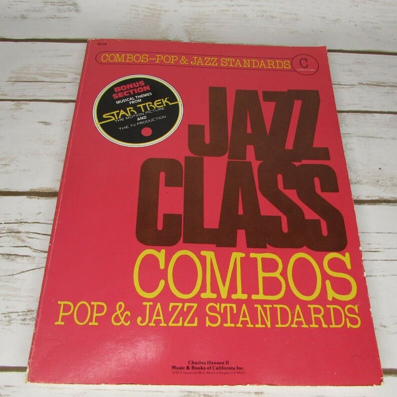 Jazz Class Star Trek Combos Pop and Jazz Standards C Etsy