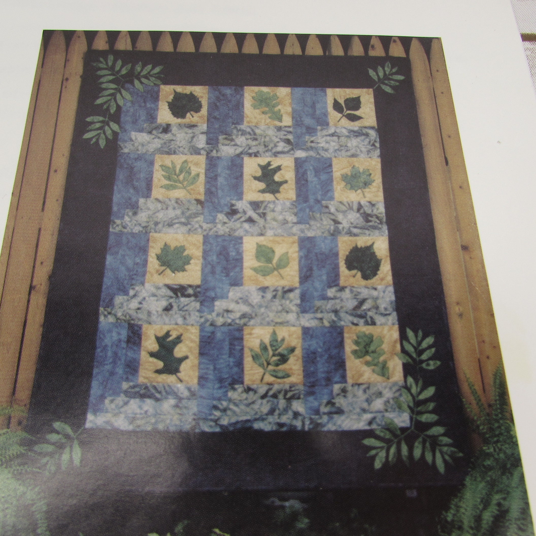 Granola Girl 700 Arboretum Quilt Pattern Log Cabin Leaves Etsy